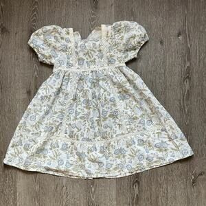 Susu & Cra Luxury Brand 100% Cotton 3Y Button Back Dress